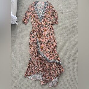 FARM Rio Floral Pink Maxi Dress